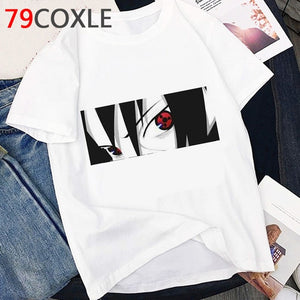 Japanese Anime Naruto Akatsuki TShirt Women Kawaii Cartoon Sasuke Graphic T Shirts Harajuku Funny Casual Oversized Tshirt Female