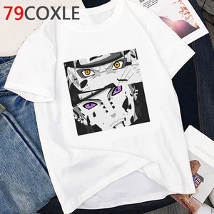 Japanese Anime Naruto Akatsuki TShirt Women Kawaii Cartoon Sasuke Graphic T Shirts Harajuku Funny Casual Oversized Tshirt Female