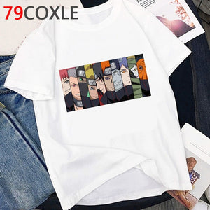 Japanese Anime Naruto Akatsuki TShirt Women Kawaii Cartoon Sasuke Graphic T Shirts Harajuku Funny Casual Oversized Tshirt Female