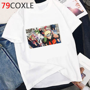 Japanese Anime Naruto Akatsuki TShirt Women Kawaii Cartoon Sasuke Graphic T Shirts Harajuku Funny Casual Oversized Tshirt Female