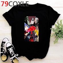 Japanese Anime Naruto Akatsuki TShirt Women Kawaii Cartoon Sasuke Graphic T Shirts Harajuku Funny Casual Oversized Tshirt Female