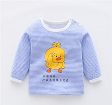 2020 New Baby Children's Clothing Cotton Long-sleeved T-shirt Korean Version Cute Tops Tee Underwear Soft Casual Bottoming Shirt