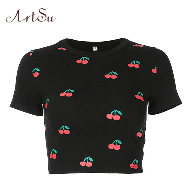 Women Letter Print Femme Sexy Short Sleeve T Shirt Cute Candy Color Mujer Summer O-Neck Crop Top Streetwear