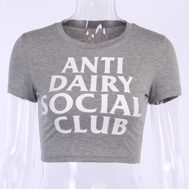 Women Letter Print Femme Sexy Short Sleeve T Shirt Cute Candy Color Mujer Summer O-Neck Crop Top Streetwear