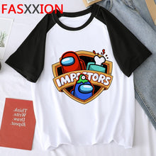 Harajuku Among Us Graphic Summer T Shirt Men Hip Hop Streetwear Cool T-shirt Cute Anime Amoung Us Tshirt Graphic Top Tees Male