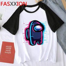 Harajuku Among Us Graphic Summer T Shirt Men Hip Hop Streetwear Cool T-shirt Cute Anime Amoung Us Tshirt Graphic Top Tees Male