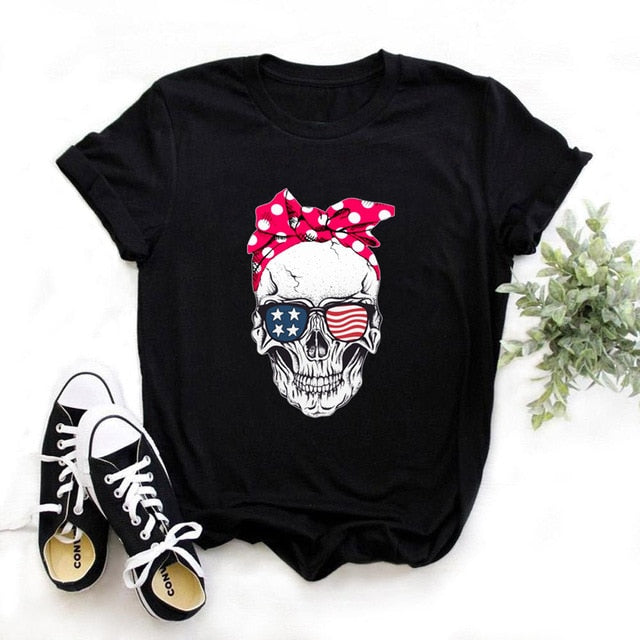 Women Horror Friends Michael Myers Jason Voorhees Halloween T Shirt Female Harajuku Summer T-shirt Fashion Top Tees