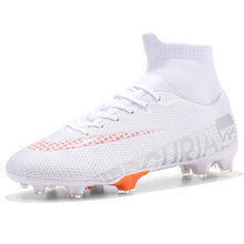 Men Soccer Shoes Adult Kids TF/FG High Ankle Football Boots Cleats Grass Training Sport Footwear 2020 Trend Men‘s Sneakers 35-45