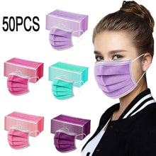 Headband masques mascarilla Women Man Solid Mask Disposable Face Mask 3Ply Ear Loop Anti-PM2.5 Mask facial protectora бандана#1