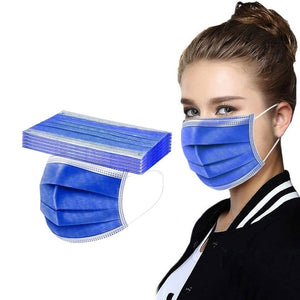 Headband masques mascarilla Women Man Solid Mask Disposable Face Mask 3Ply Ear Loop Anti-PM2.5 Mask facial protectora бандана#1