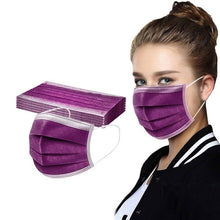 Headband masques mascarilla Women Man Solid Mask Disposable Face Mask 3Ply Ear Loop Anti-PM2.5 Mask facial protectora бандана#1