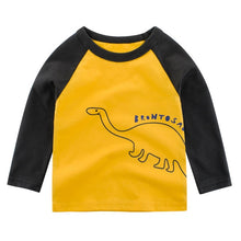 95%COTTON Boys T Shirts Spring Autumn Long Sleeve Tops Kids Dinosaur Sweatshirt Children Boy Shirts Clothing Boys Clothes