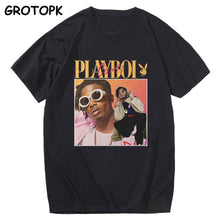 High Quality Vintage Playboi Carti Vintage 90s Merchandise Print Men T Shirt O-neck Casual Cotton T-shirt Man Woman Tees Tops