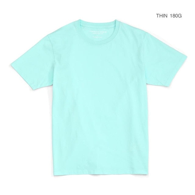 SIMWOOD 2020 Summer New 100% Cotton White Solid T Shirt Men Causal O-neck Basic T-shirt Male High Quality Classical Tops 190449