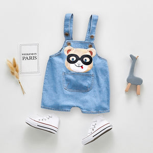 IENENS Summer 1PC Kids Baby Boys Clothes Clothing Short Trousers Toddler Infant Boy Pants Denim Shorts Jeans Overalls Dungarees