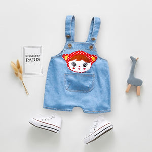 IENENS Summer 1PC Kids Baby Boys Clothes Clothing Short Trousers Toddler Infant Boy Pants Denim Shorts Jeans Overalls Dungarees