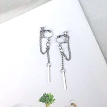 Korea Style Harajuku Punk Cool Egirl Girl Cross Chain Pendant Earrings For Women Men Bff Street Hip Hop Jewelry Gift