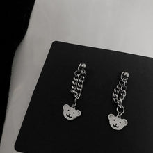 Korea Style Harajuku Punk Cool Egirl Girl Cross Chain Pendant Earrings For Women Men Bff Street Hip Hop Jewelry Gift