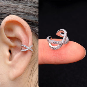 1Pc Helix Cartilage Conch Fake Without Piercing Cuff Earring Earcuff Wrap Rock Earring Cuff No Piercing Women Clip Adjustable