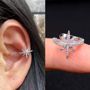 1Pc Helix Cartilage Conch Fake Without Piercing Cuff Earring Earcuff Wrap Rock Earring Cuff No Piercing Women Clip Adjustable