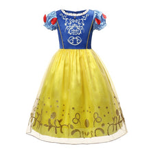 Girls Rapunzel Princess Cosplay Dresses Party Gift Belle Cinderella Aurora Snow White Sofia Mesh Ball Gown Birthday Costume