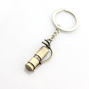 Creative gift car metal keychain turbo gear hub pendant brake disc shock absorber Pendant