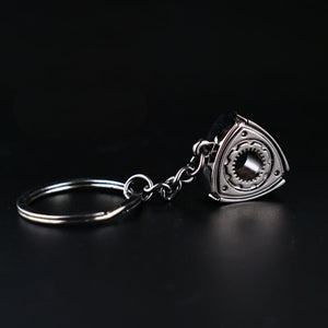 Creative gift car metal keychain turbo gear hub pendant brake disc shock absorber Pendant