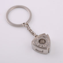 Creative gift car metal keychain turbo gear hub pendant brake disc shock absorber Pendant