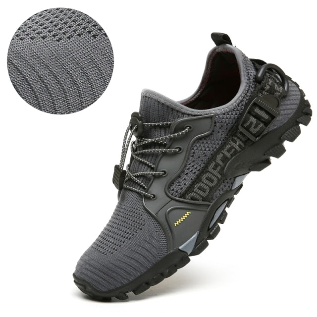 New Mesh Breathable Hiking Shoes Size 36-47 Mens Sneakers Outdoor Trail Trekking Mountain Climbing Sports Shoes For Male Summer
