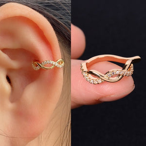 1Pc Helix Cartilage Conch Fake Without Piercing Cuff Earring Earcuff Wrap Rock Earring Cuff No Piercing Women Clip Adjustable