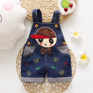 IENENS Summer 1PC Kids Baby Boys Clothes Clothing Short Trousers Toddler Infant Boy Pants Denim Shorts Jeans Overalls Dungarees