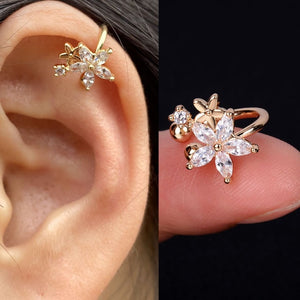 1Pc Helix Cartilage Conch Fake Without Piercing Cuff Earring Earcuff Wrap Rock Earring Cuff No Piercing Women Clip Adjustable