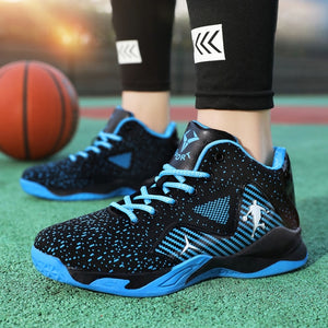 2021 Unisex Basketball Shoes Men High Top Sports Air Cushion Hombre Athletic Male Boots Women Comfortable Breathable Sneakers