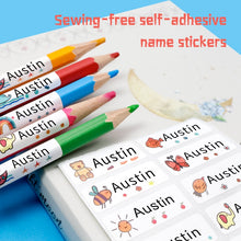 Name Tag Sticker Customize Stickers Waterproof Personalized Labels Children School Stationery Water Bottle Pencil dinosau