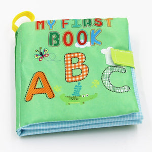 Kidsbooks Baby Early Learning Tearing Tail Cloth Book Parent-child Interactive Sound Paper Puzzle Cloth Book Toy