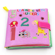 Kidsbooks Baby Early Learning Tearing Tail Cloth Book Parent-child Interactive Sound Paper Puzzle Cloth Book Toy