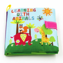 Kidsbooks Baby Early Learning Tearing Tail Cloth Book Parent-child Interactive Sound Paper Puzzle Cloth Book Toy