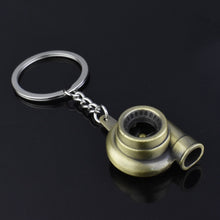 Creative gift car metal keychain turbo gear hub pendant brake disc shock absorber Pendant