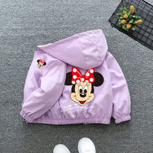 Autumn New Children's Clothing Cartoon Mickey Minnie Jacket Boys Girls Baby Outing Clothes Jacket Children Hooded jacket 1-12Y