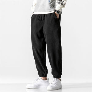 New Loose Jogging Pants Men 2020 New Fashion Fleece Autumn Winter Warm Sweatpants Male Outdoor Straight Trousers Pantalon Hommes