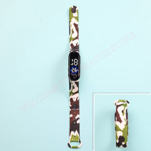 Fashion Sports Watch For Kids Children Waterproof Led Digital Watch Ultra-light Silicone Strap Teen Boys Girls WristWatch Unisex