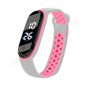 Fashion Sports Watch For Kids Children Waterproof Led Digital Watch Ultra-light Silicone Strap Teen Boys Girls WristWatch Unisex