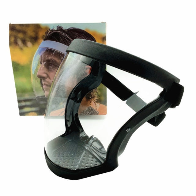 Z50 Dropshipping Full Face Shield Kitchen Transparent Shield Home Oil-splash Proof Eye Facial Anti-fog Head Cover Safety Glasses