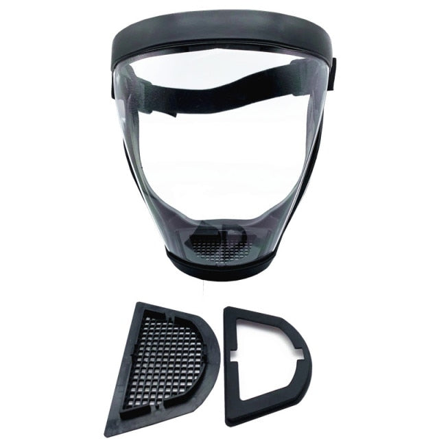 Z50 Dropshipping Full Face Shield Kitchen Transparent Shield Home Oil-splash Proof Eye Facial Anti-fog Head Cover Safety Glasses