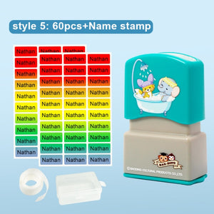 Name Tag Sticker Customize Stickers Waterproof Personalized Labels Children School Stationery Water Bottle Pencil dinosau