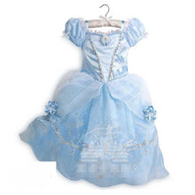 Disney Princess Party Dress up for Girls Halloween Frozen Elsa Jasmine Rapunzel Costume Kids Christmas Clothing Birthday Gift