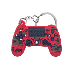 1PCS PVC Game Machine Keychain & Keyring Cute Gamepad Joystick Key Chain Keychains Bag Car Hanging