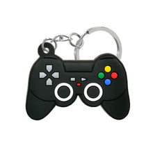 1PCS PVC Game Machine Keychain & Keyring Cute Gamepad Joystick Key Chain Keychains Bag Car Hanging