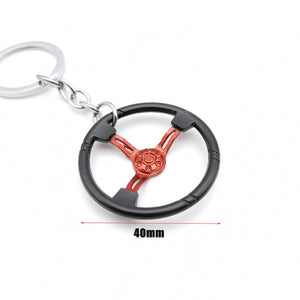 Creative gift car metal keychain turbo gear hub pendant brake disc shock absorber Pendant