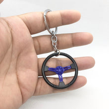 Creative gift car metal keychain turbo gear hub pendant brake disc shock absorber Pendant